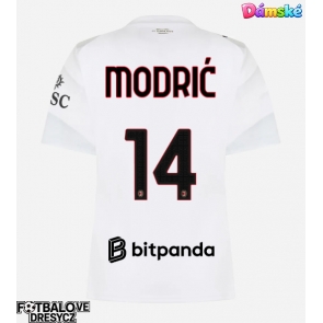 AC Milan Luka Modric #14 Dámské Venkovní Dres 2026-27 Krátký Rukáv